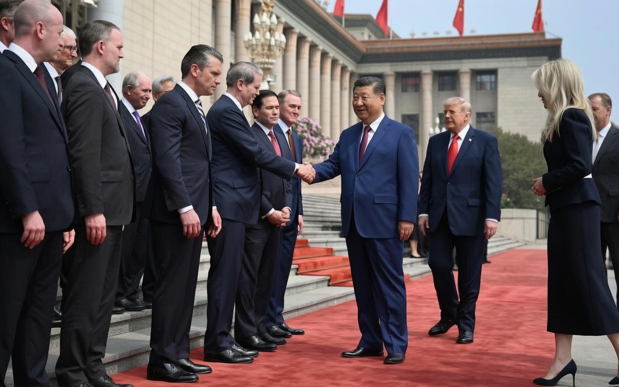 Xi Jinping Promises U.S. CEOs a ‘Wider-Open’ China as Trump’s Beijing Visit Begins
